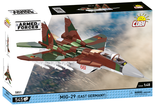 Let's dive deeper into the COBI Set 5851 - the MiG-29 Fulcrum, a model that offers more than just collectible appeal