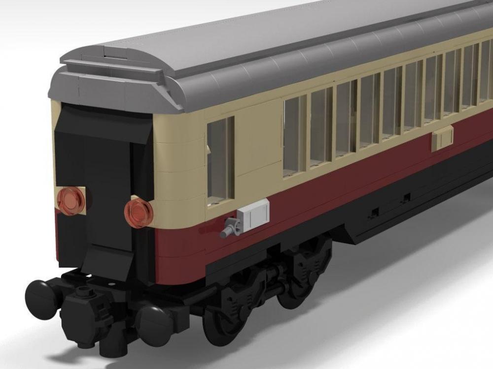 Bluebrixx Train passenger trolley Rheingold DB #101341