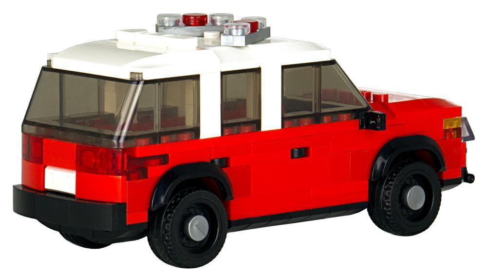 Bluebrixx Battalion Chief's SUV red/white #101865