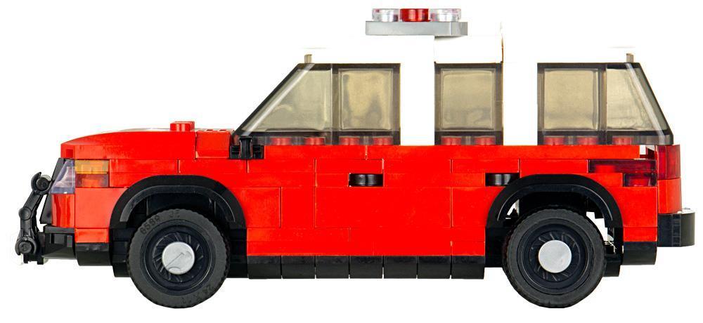 Bluebrixx Battalion Chief's SUV red/white #101865