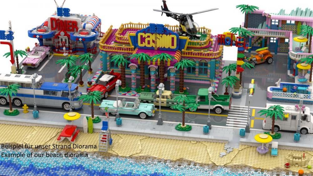 Bluebrixx American Beach - Beach section 2 #103300