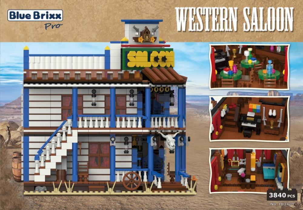Bluebrixx Western Saloon #103410