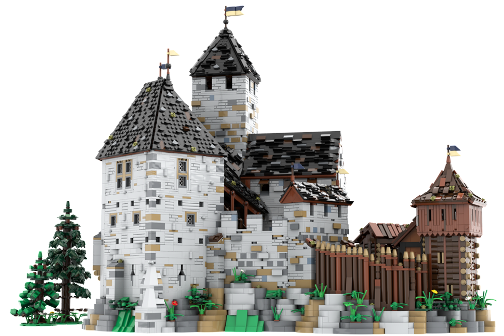 Bluebrixx Hall extension for Castle Blaustein #104953