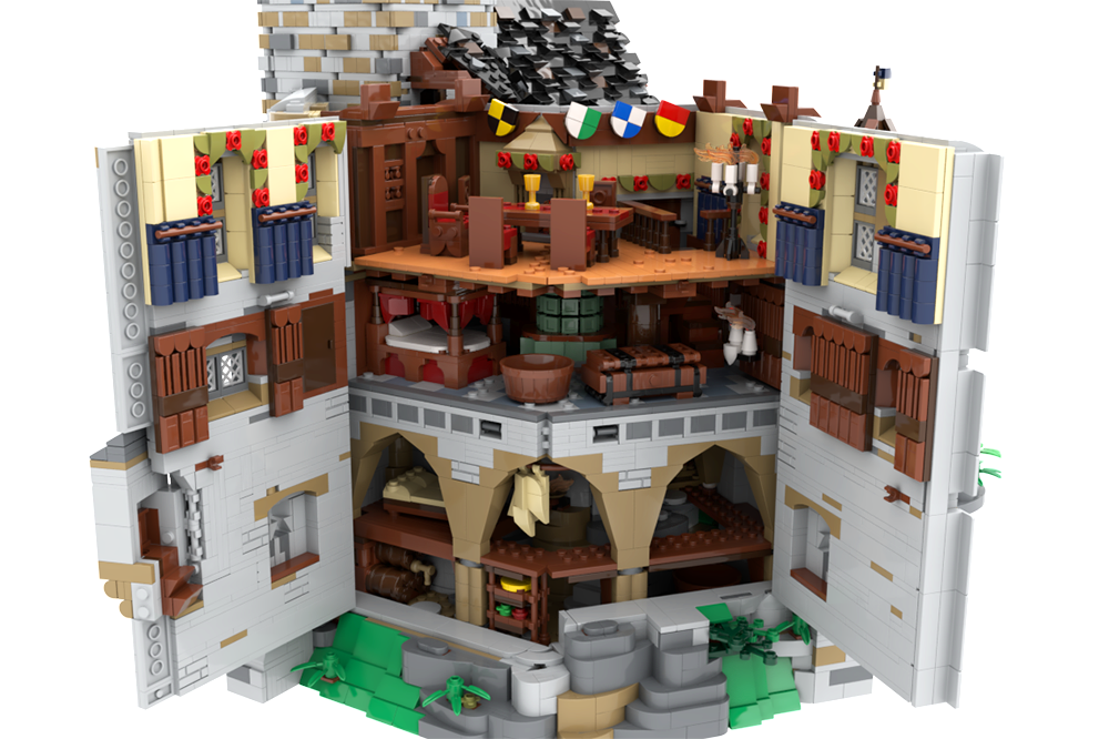 Bluebrixx Hall extension for Castle Blaustein #104953