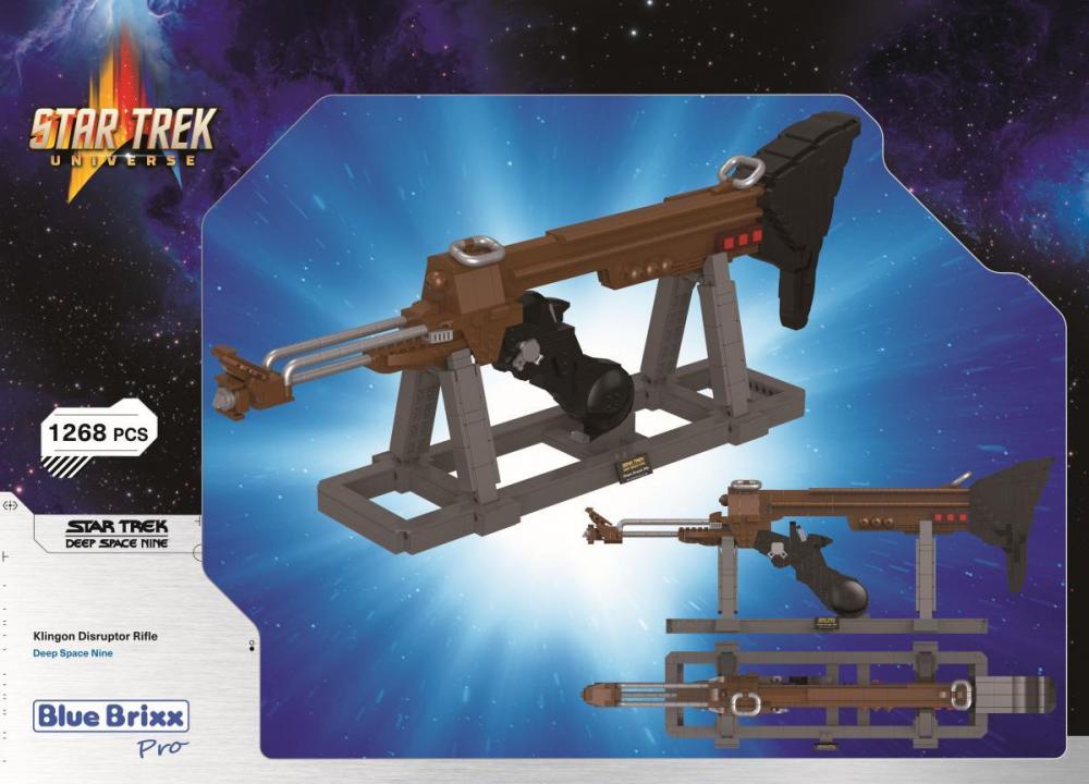 Bluebrixx Star Trek Klingon Disruptor Rifle Set 104964
