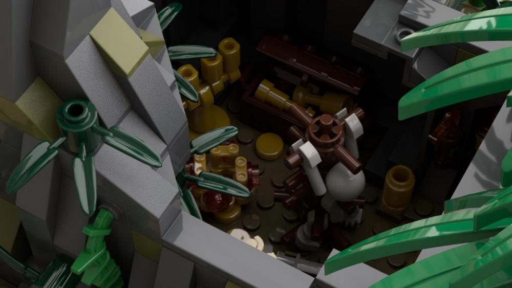Bluebrixx Pirates Island: Treasure Cave #105266