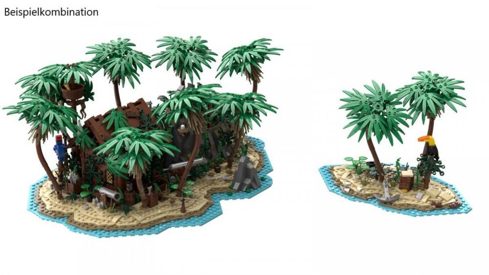 Bluebrixx Pirates Island: Treasure Cave #105266