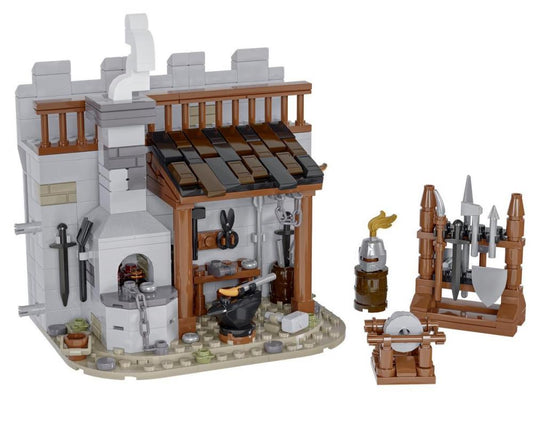 Bluebrixx Bear Rock Castle: Blacksmith #105653