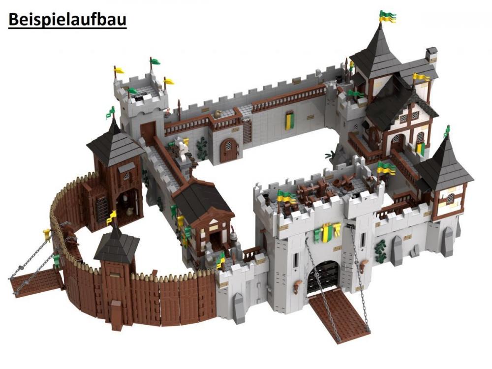 Bluebrixx Bear Rock Castle: Wall Expansion #105654