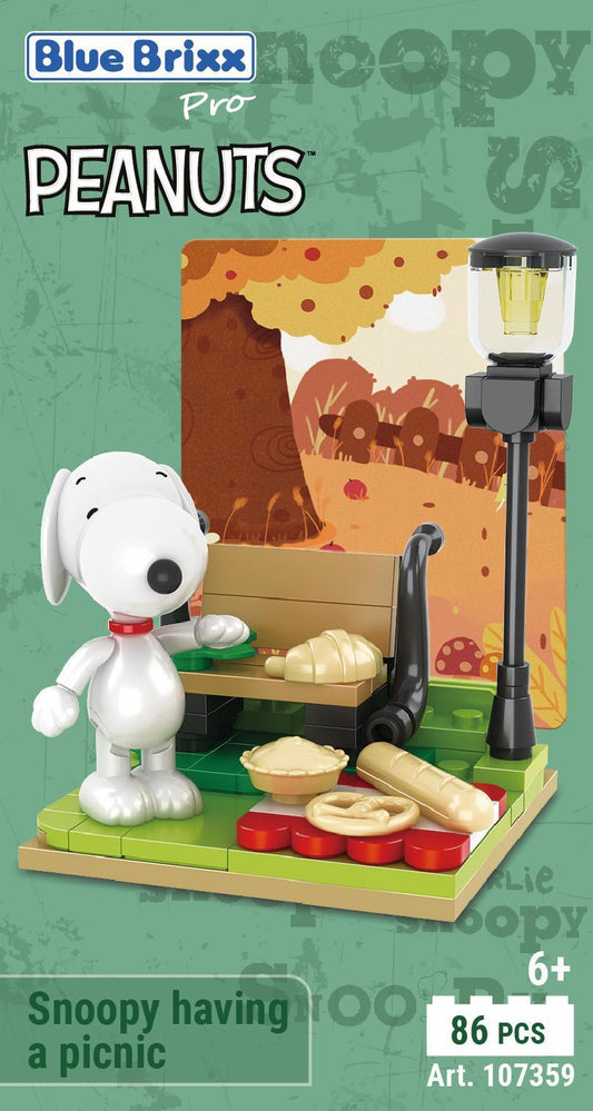 Bluebrixx Snoopy having a picnic Set 107359