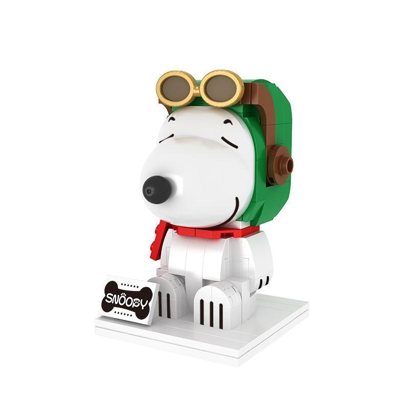 Bluebrixx Snoopy as a pilot Set 107365