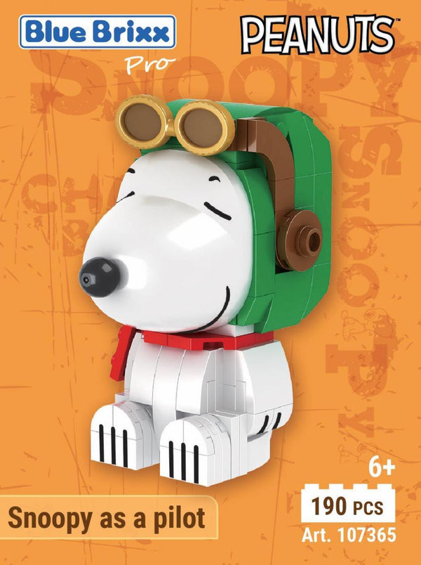 Bluebrixx Snoopy as a pilot Set 107365