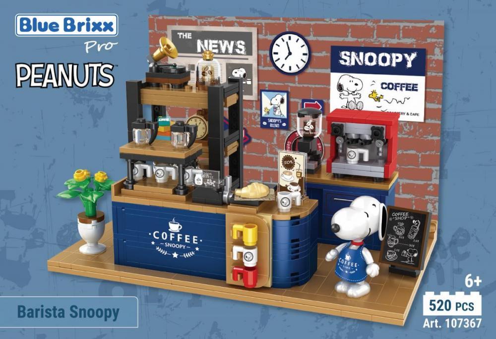 Bluebrixx Barista Snoopy Set 107367