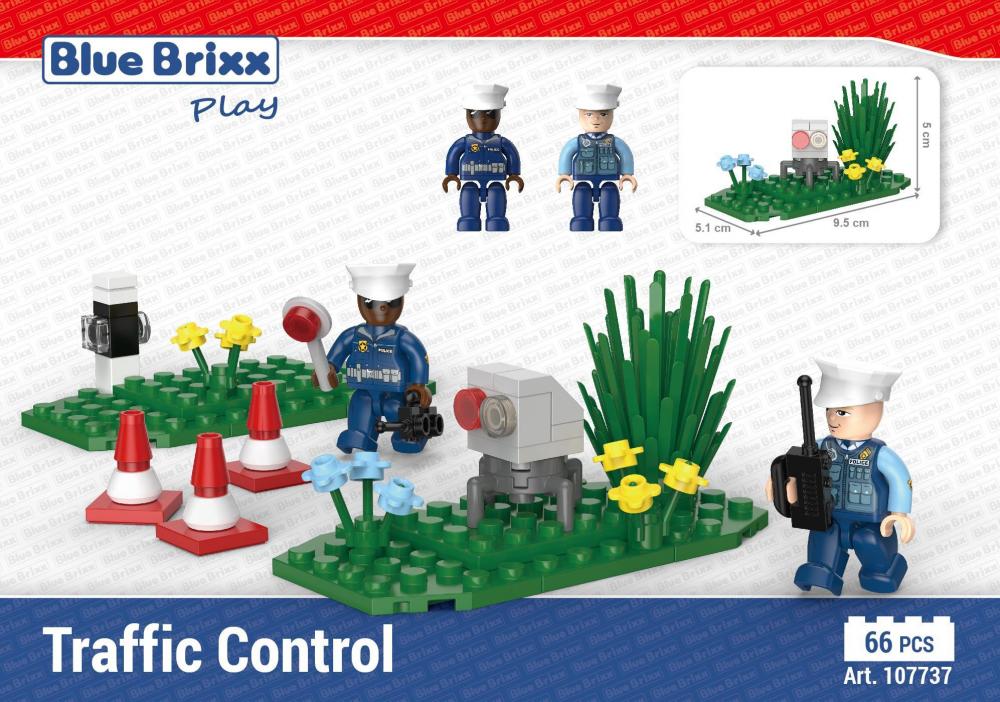 Bluebrixx Traffic Control Set 107737