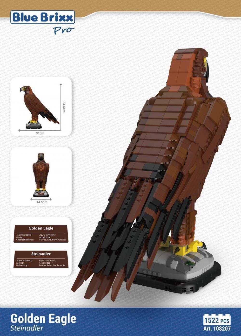 Bluebrixx Golden Eagle Set 108207