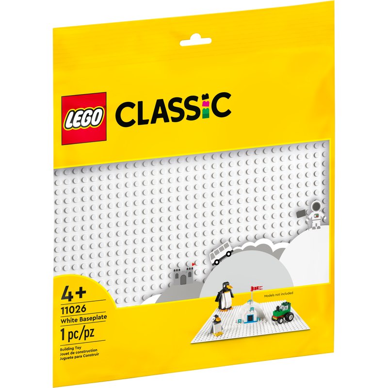 LEGO White Baseplate Set 11026