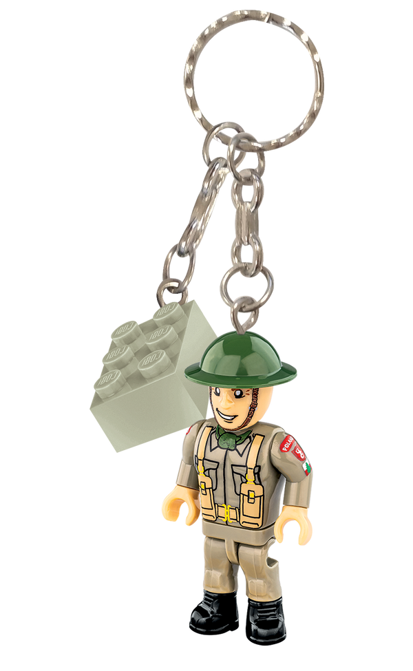 COBI Polish Soldier – British Army Figure Keyring – 1365