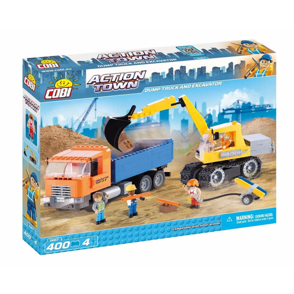 COBI Dump Truck and Excavator #1667