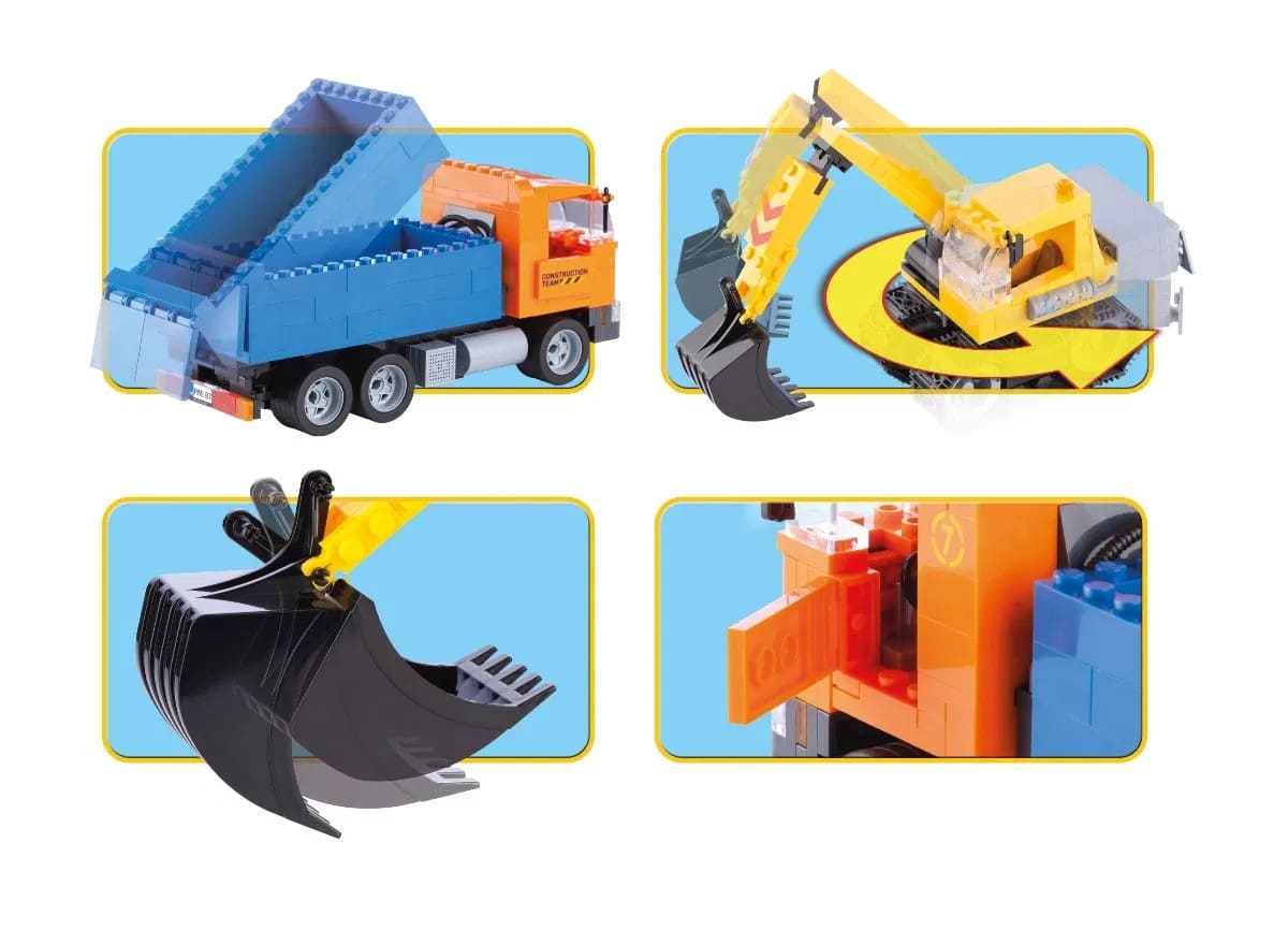 COBI Dump Truck and Excavator #1667