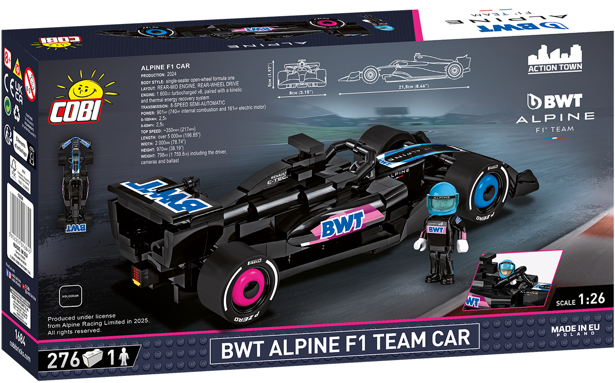 COBI BWT Alpine F1 Team Car Set 1684