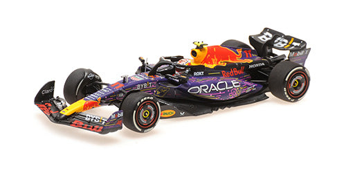 Minichamps ORACLE RED BULL RACING RB19 - SERGIO PEREZ - 3RD PLACE LAS VEGAS GP 2023 410232211