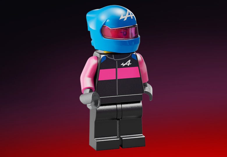 LEGO BWT Alpine F1® Team A524 Race Car Set 77248