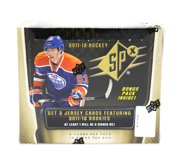 2011/12 Upper Deck SPx Hockey Hobby Box, 18 Packs, Factory Sealed