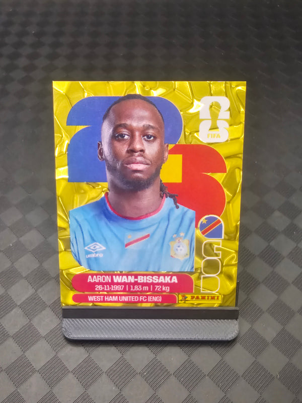 2026 Panini FIFA World Cup Sticker Congo DR Gold Crumple Exclusive