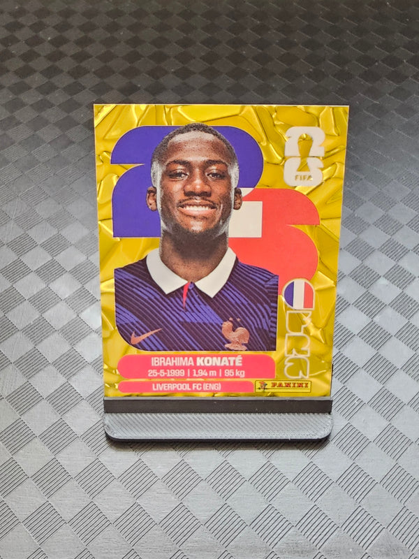 2026 Panini FIFA World Cup Sticker France Gold Crumple Exclusive