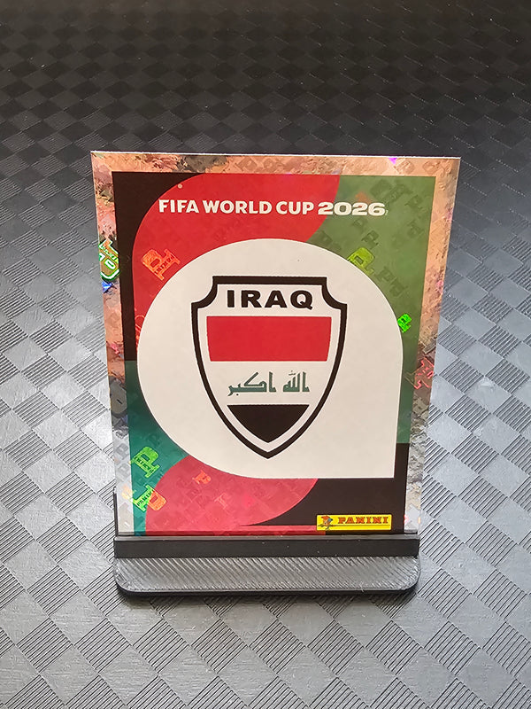 2026 Panini FIFA World Cup Sticker Iraq Gold Crumple Exclusive