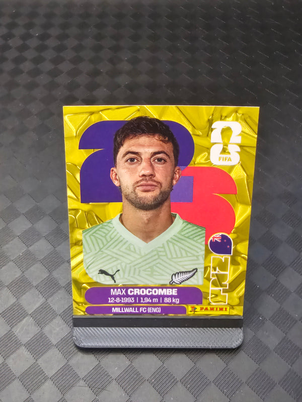 2026 Panini FIFA World Cup Sticker New Zealand Gold Crumple Exclusive