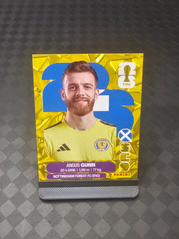 2026 Panini FIFA World Cup Sticker Scotland Gold Crumple Exclusive