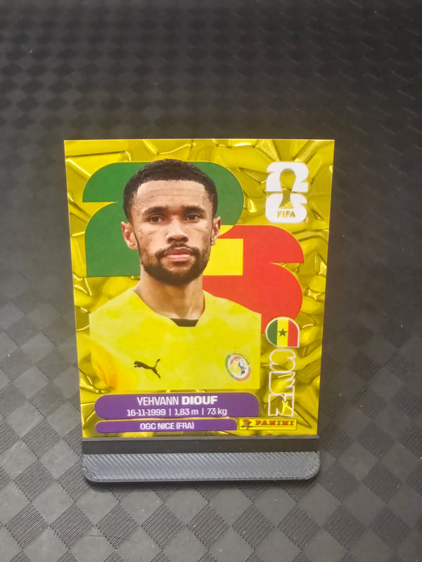 2026 Panini FIFA World Cup Sticker Senegal Gold Crumple Exclusive