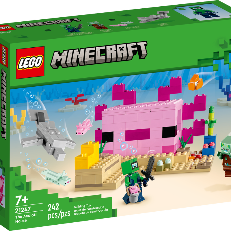 LEGO Minecraft The Axolotl House Set 21247