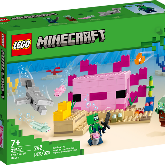 LEGO Minecraft The Axolotl House Set 21247
