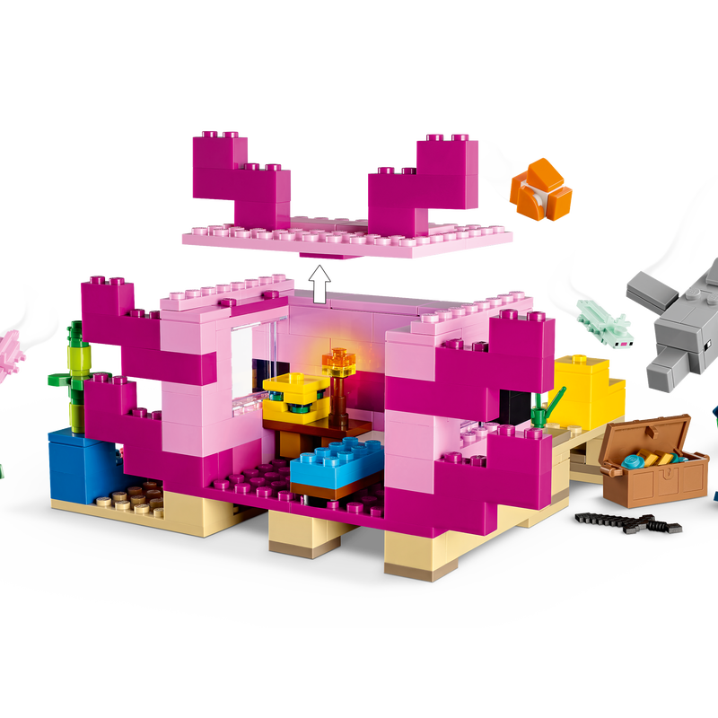 LEGO Minecraft The Axolotl House Set 21247
