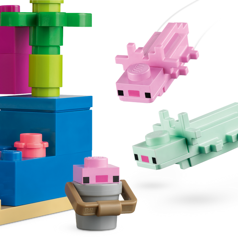 LEGO Minecraft The Axolotl House Set 21247