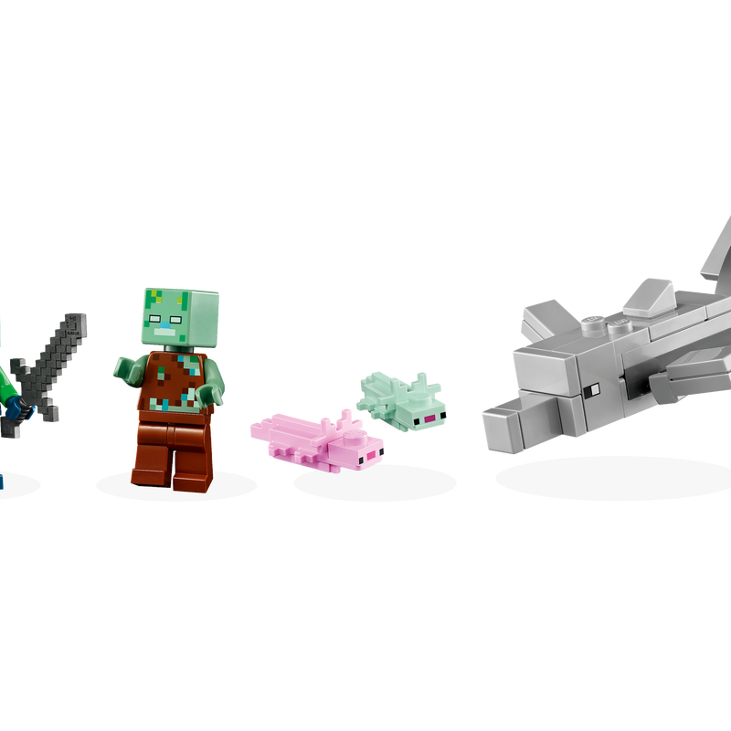 LEGO Minecraft The Axolotl House Set 21247