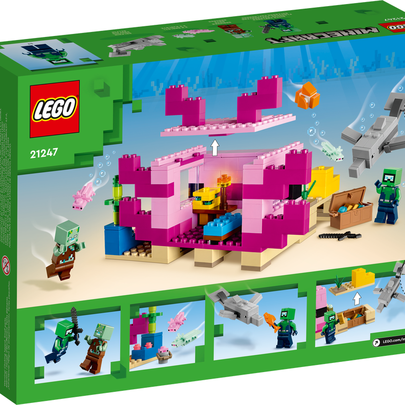LEGO Minecraft The Axolotl House Set 21247