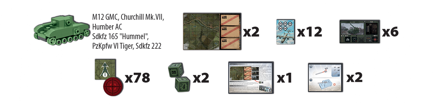 COBI Tank Wars Strategic board game #22104