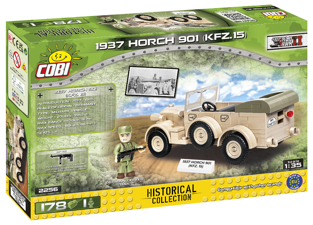 COBI 1937 Horch 901 kfz.15 Set 2256
