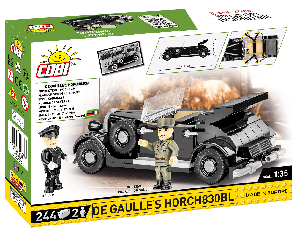 COBI De Gaulle's Horch830BL #2261