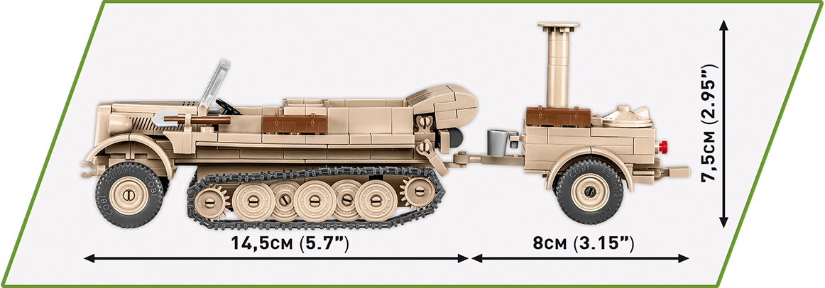 COBI Sd.Kfz 10 - Field Kitchen - Executive Edition #2272