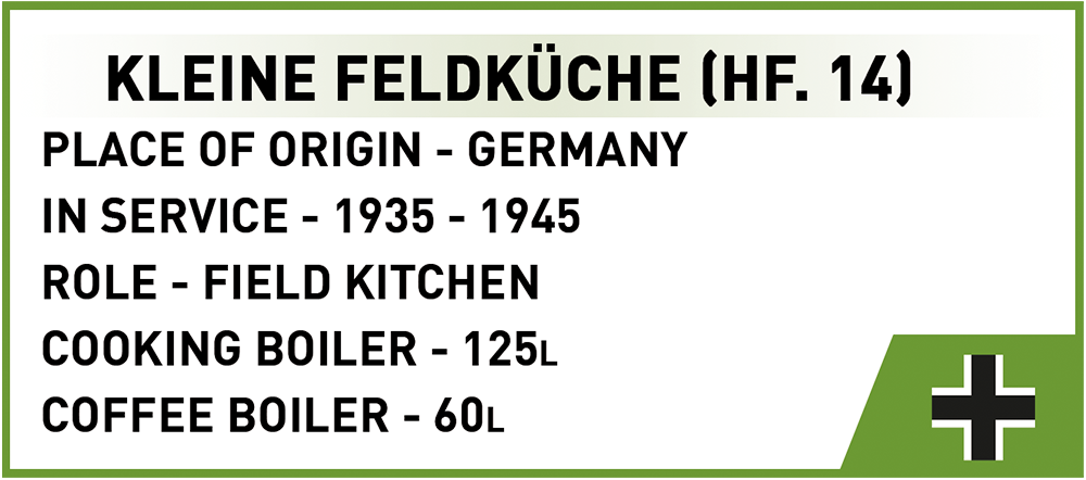 COBI Sd.Kfz 10 - Field Kitchen - Executive Edition #2272