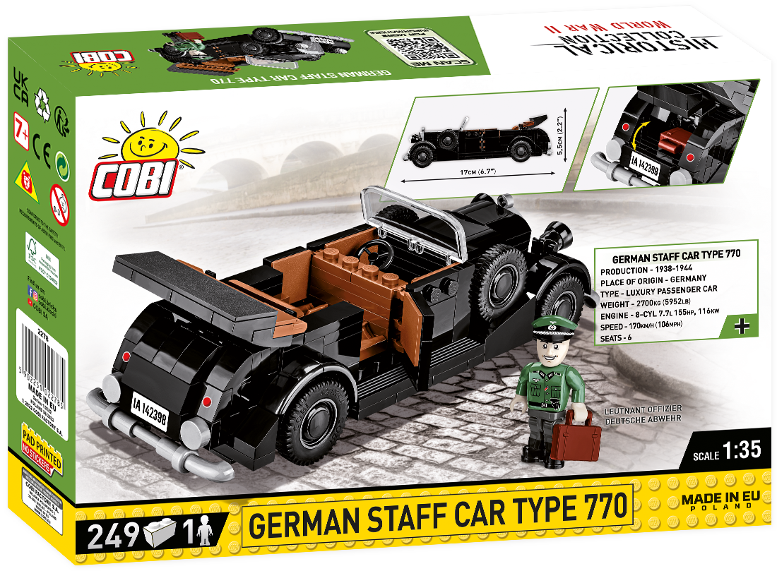 COBI German Staff Car TYPE 770 #2278