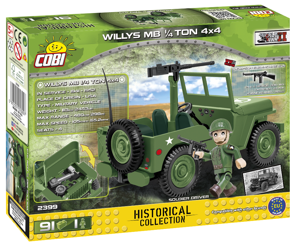 COBI Willys MB 1/4 Ton 4x4 #2399