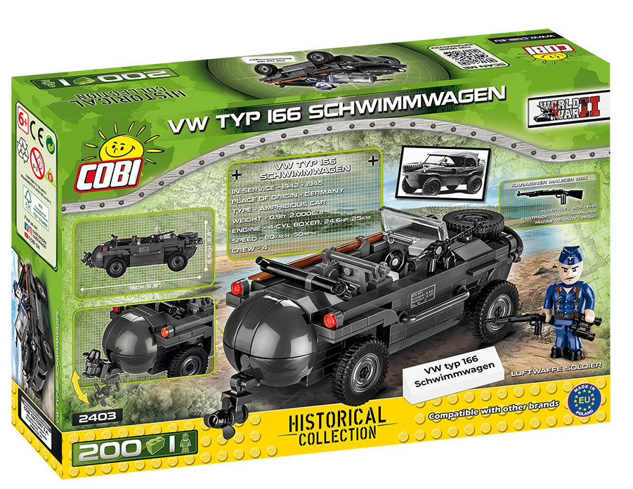 COBI VW Typ 166 Schwimmwagen #2403