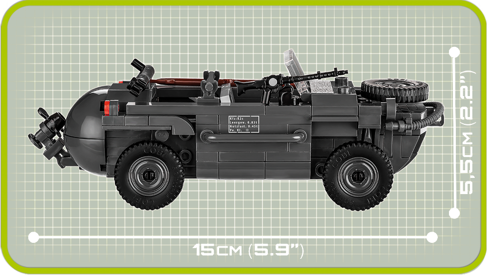COBI VW Typ 166 Schwimmwagen #2403