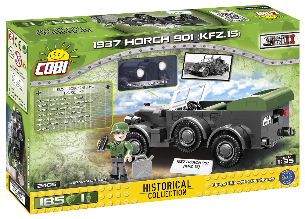 COBI 1937 Horch 901 kfz.15 #2405
