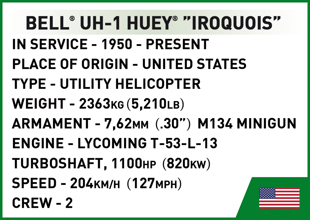 COBI Bell UH-1 Huey Iroquois #2423